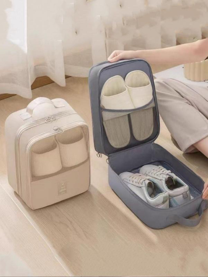 Large Waterproof Travel Shoe Bag, Portable Zipper Shoe Storage Bag, Travel Organizer for Men & Women, Travel Accessories