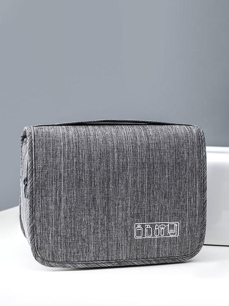 Multi-Grid Toiletry Bag, Multifunctional Large Capacity Travel Toiletry Organizer, Zipper Toiletry Organizer Pouch for Home, Outdoor, Travel, Camping, Toiletries Travel Bag, Travel Toiletries Kit, Travel Essentials