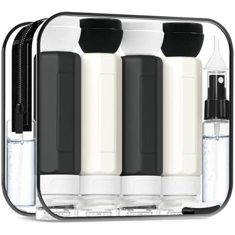 17 Count Travel Bottles for Toiletries, TSA Approved Travel Size Containers, Leak Proof Travel Containers for Toiletries, Refillable Travel Accessories for Shampoo Conditioner Purple
