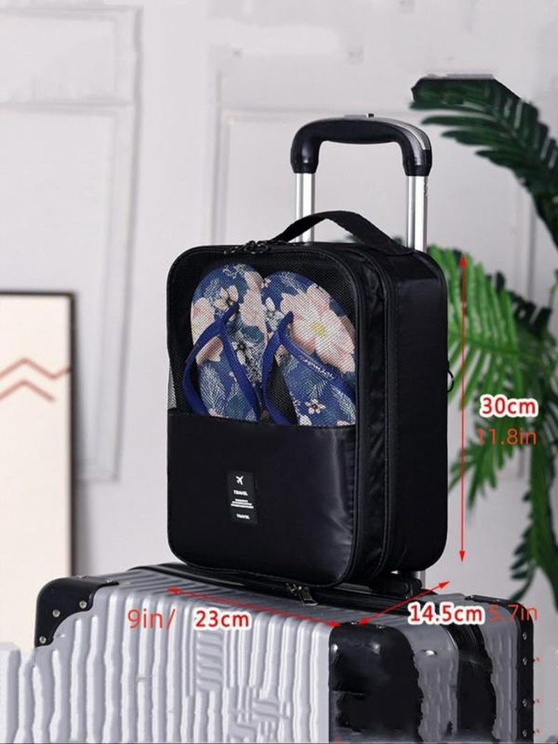 Large Waterproof Travel Shoe Bag, Portable Zipper Shoe Storage Bag, Travel Organizer for Men & Women, Travel Accessories